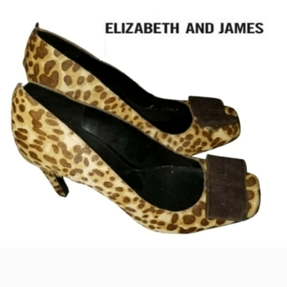 Elizabeth &‎ James Cheetah print Pumps  9.5 - Picture 8 of 10